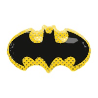 Ballon bouclier Batman 76 x 43 cm