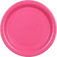 Assiettes en carton de 18 cm de différentes couleurs - 6 unités
