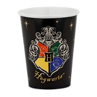 Gobelets Harry Potter avec blason de Poudlard, 250 ml - lot de 6