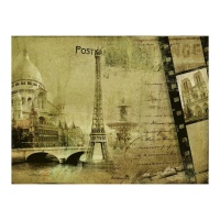 Papier de riz Paris 29,7 x 42,5 cm - Artis decor - 1 pc.