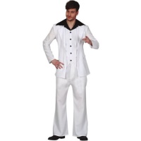 Déguisement disco blanc pour homme