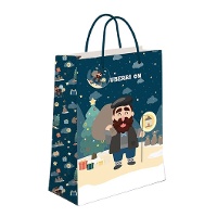 Sac cadeau de 60 x 45 x 13 cm d'Olentzero - 1 unité