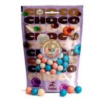 Billes de chocolat blanc chococrunch colorées - 140 gr