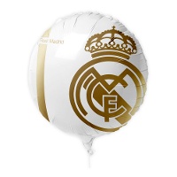 Ballon du Real Madrid avec blason doré de 45 cm