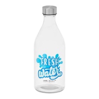 Bouteille de 1 L Fresh water avec bouchon en acier
