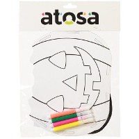 Panier à colorier citrouille de 20 x 15 cm