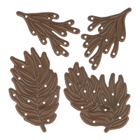 Ensemble de matrices de coupe feuilles marines - Artemio - 4 pièces