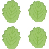 Décors en sucre en forme de feuille - FunCakes - 12 unités