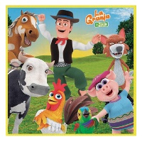 Serviettes de La Granja de Zenón de 16,5 x 16,5 cm - 20 unités