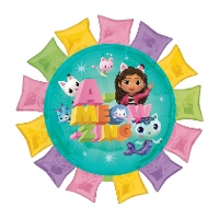 Ballon Gabby's Dollhouse en forme de maison