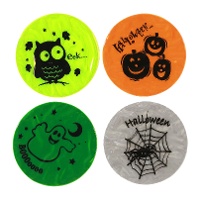 Autocollants d'Halloween réfléchissants pour fenêtre de 10 cm - 4 unités
