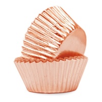 Capsules pour cupcakes de 7,5 cm métallisées - Scrapcooking - 48 unités