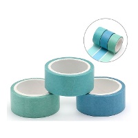 Washi tape tricolore de 3 m - 3 unités