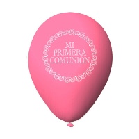 Ballons en latex pour ma Première Communion avec détails de 23 cm - 6 unités