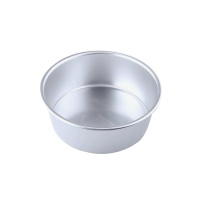 Moule rond extra-profond en aluminium de 26 x 26 x 10 cm - Pastkolor
