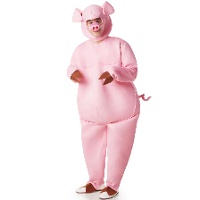 Costume de cochon dodu pour adulte