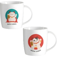 Mug 470 ml Maneki?Neko (chat porte?bonheur) - 1 pièce