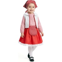 Déguisement de bergère avec besace pour fille