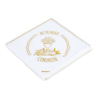 Serviettes de nature morte de communion de 16,5 x 16,5 cm - 12 unités