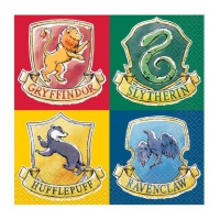 Serviettes Harry Potter de 16,5 x 16,5 cm - 16 unités
