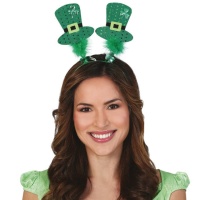 Serre-tête avec chapeaux haut-de-forme de la Saint-Patrick