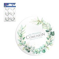 Autocollants pour Ma Première Communion, Feuilles de 5 cm - 24 unités