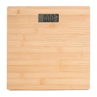 Pèse-personne numérique en bambou