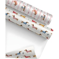 Papier cadeau Teckel 2 x 0,70 m - 1 unité