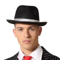 Chapeau de gangster coloré avec ruban