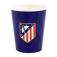 Lot de 8 gobelets Atlético de Madrid - bleu