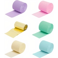 Papier crépon de couleurs pastel