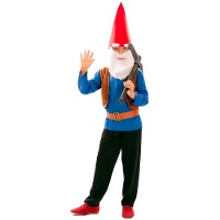 Déguisement de gnome David pour enfant