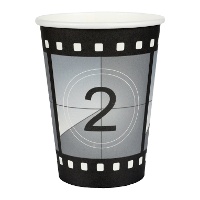 Gobelets de cinéma de 270 ml - 10 unités