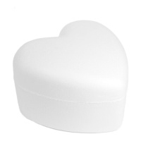 Boîte en forme de coeur en polystyrène rétractable de 14 x 14 x 8 cm - Innspiro