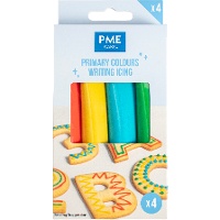Glaçage pour décorer les biscuits - couleurs primaires 20 g - PME - Lot de 4