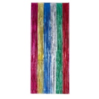 Rideau multicolore de 2,40 x 1 m