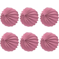 Lot de 12 lanternes boules en papier de 22 cm