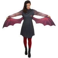 Déguisement de chauve-souris Mavis avec ailes pour femme