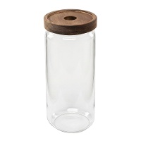 Bocal de 1 L en verre avec couvercle