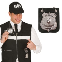 Pendentif Plaque de Police