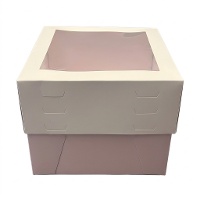 Boîte de 30 x 30 x 15 cm pour gâteau - hauteur réglable jusqu'à 30 cm