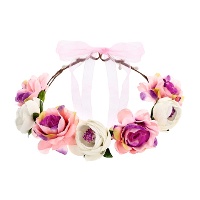 Couronne de fleurs - 51 cm