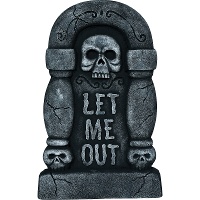 Pierre tombale décorative LET ME OUT