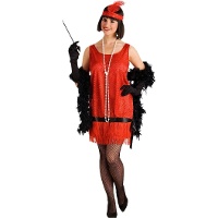 Costume de cabaret rouge