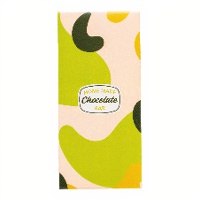 Boîte pour tablette de chocolat Green waves de 16 x 7,5 x 2,5 cm - 5 unités