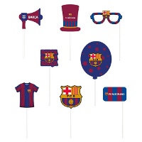 Kit pour photocall FC Barcelona - lot de 12 accessoires