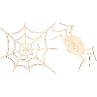 Panneau en Bois d'Araignée et Toile d'Araignée - Artis decor - 2 unités