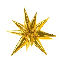 Ballon étoile 3D de 95 cm - PartyDeco - 1 unité