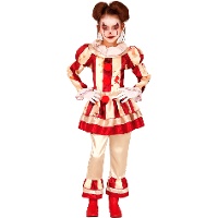 Déguisement de clown sanglant pour fille
