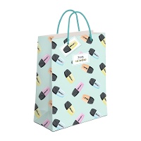 Sac cadeau 23 x 10 x 18 cm « Profe, tú brillas » - 1 unité